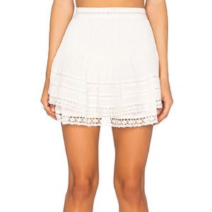 Free People Summer-Night Crochet Mini skirt 12